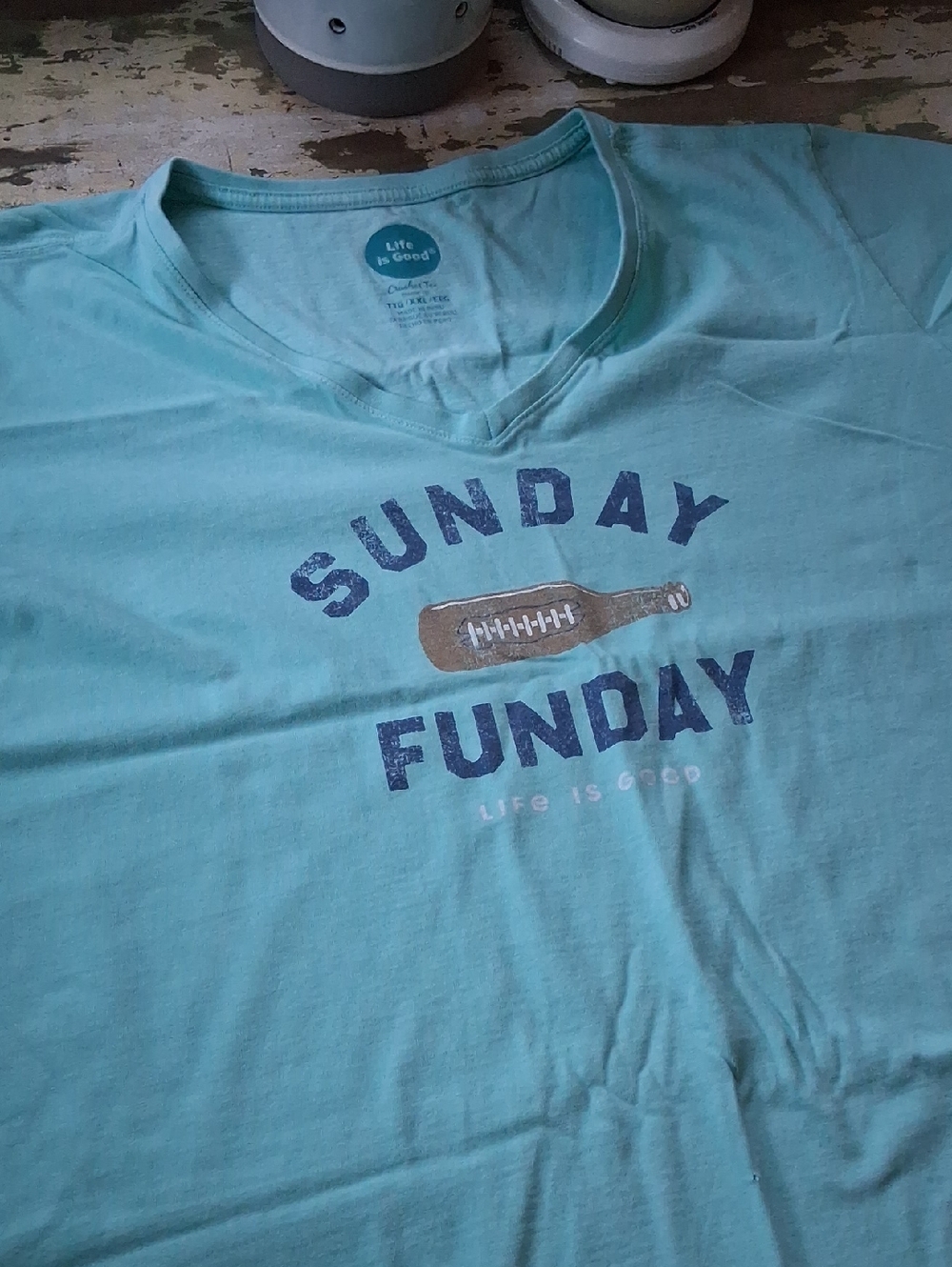 Women's Life Is Good--- Sunday Funday--- Tee Size 2x - Picture 3 of 11